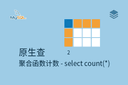 原生查 - 聚合函数计数 - select count(*)