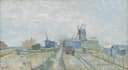 1886 - 蒙马特的风车 - 静谧乡村风车景致 