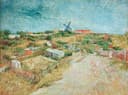 1888 - 蒙马特的菜园 - 田园景致色彩斑斓 