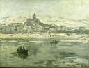 海景画 - 未知名海景画作 - 描绘海面船只与岸边景 