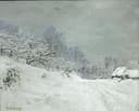 乡村与田园风光画 - 冬日乡村雪景 - 展现乡村冬日雪景之美 