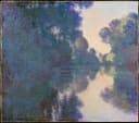 乡村与田园风光画 - 印象派河景之作 - 河畔树林间的光影变幻 