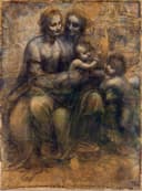 宗教题材 - 圣母子与圣安妮 - 描绘神圣家族温馨场景 
