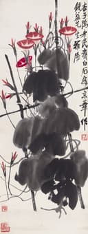 花鸟画 - 牵牛花 - 水墨绘就牵牛之韵 