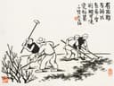 生活场景题材 - 田间劳作 - 描绘农民田间劳作画面 