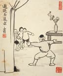 儿童题材 - 逃避与追求 - 孩童嬉戏追逐的瞬间 