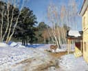 俄罗斯风景主题 - 冬日乡村雪景之景 - 展现冬日乡村雪景风光 