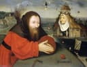其他 - 杰罗尼莫斯·博斯作品 - 人物与奇异背景的画作 