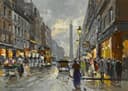 社会风俗场景主题 - 未命名画作 - 展现旧时街道热闹景象 