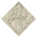 女性形象塑造主题 - 持琴女子画像 - 女子持琴姿态优雅动人 