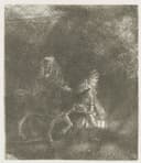 光影明暗对比主题 - 未知名画作 - 明暗交织展现独特氛围 