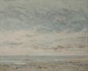 自然风景描绘主题 - 未知 - 展现海边天空与滩涂景致 