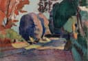 现代艺术风格主题 - 未知名风景画 - 色彩丰富的自然景致 