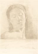 内心世界表达主题 - Yeux Clos - 闭眼女子的内心刻画 
