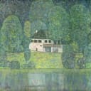 其他 - 未知作品 - 湖畔小屋被绿树环绕 