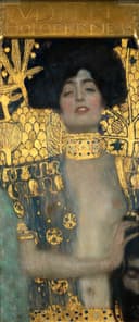 金色元素运用主题 - 朱迪斯与赫罗弗尼斯 - 金色装饰展现华丽女性形象 