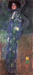 金色元素运用主题 - 艾蒂儿肖像一号 - 金色装饰展现华贵女性 