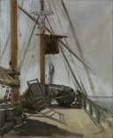 其他 - 未知名帆船画作 - 展现帆船甲板场景风貌 