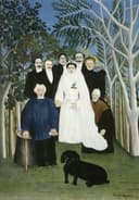 独特绘画风格主题 - 卢梭婚礼 - 卢梭风格婚礼人物图景 