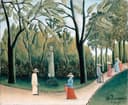 独特绘画风格主题 - 公园之步 - 卢梭笔下公园漫步景致 