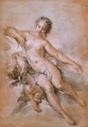 女性柔美形象主题 - 未知名画作 - 展现女性裸体柔美姿态 