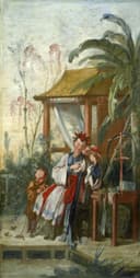 女性柔美形象主题 - 无明确名字 - 画中女子展东方柔美态 