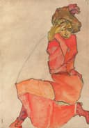 线条尖锐运用主题 - 未知名画作 - 线条尖锐勾勒人物姿态 