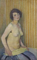 其他 - 无题（女性裸体画作） - 展现裸体女性姿态与神情 