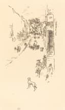 其他 - 街景素描 - 描绘街道行人动物景象 