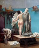 画面细腻写实主题 - 画家的模特 - 展现画室中人物与场景 