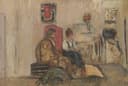 室内生活场景主题 - 未命名画作 - 室内两人共处生活画面 