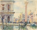 旅行风景记录主题 - 威尼斯景致水彩画 - 展现威尼斯城独特风光 