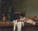 静物写实描绘主题 - 静物画 - 展现瓶罐蒜臼等静物组合 
