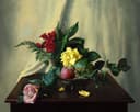 其他 - 花卉水果静物画 - 花卉水果的静谧组合 
