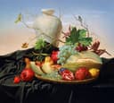 其他 - 静物水果花瓶画作 - 花瓶水果组合静物绘 