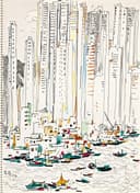 线条色彩交织主题 - 香港小景 - 线条色彩绘就城市景致 