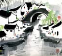 江南水乡景致主题 - 江南水乡 - 水墨绘就江南水乡风貌 