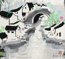 江南水乡景致主题 - 未知 - 水墨绘就江南水乡风貌 