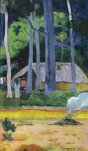 塔希提岛风情主题 - 未知名画作 - 展现塔希提岛自然场景 
