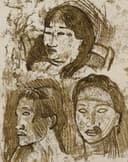 土著人物形象主题 - 未命名 - 描绘多位土著人物面貌 