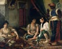 其他 - 阿尔及尔的女人 - 描绘室内人物闲适场景 