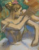 芭蕾舞女动态主题 - 无名芭蕾舞女画作 - 展现舞女优雅动态姿态 