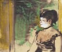 人物肖像神态主题 - 无名女子肖像 - 女子侧颜展现独特神态 