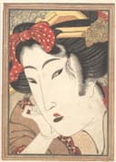 美人姿态神情主题 - 无题 - 描绘女子优雅姿态神情 
