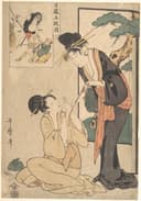 女性生活百态主题 - 臣藏五段目 - 两女子互动的生活场景 