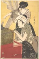 女性生活百态主题 - 无明确名字 - 两女子室内互动场景 