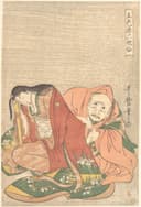 和服文化展示主题 - 五色染六歌仙 - 展现和服人物传统姿态 