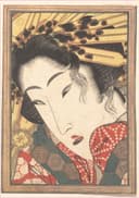 美人姿态神情主题 - 未知名日本美人绘 - 展现古典美人优雅神态 