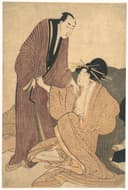 女性生活百态主题 - 未知 - 男女着和服互动之场景 