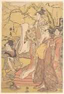 和服文化展示主题 - 无明确名字 - 展现身着和服的女性姿态 